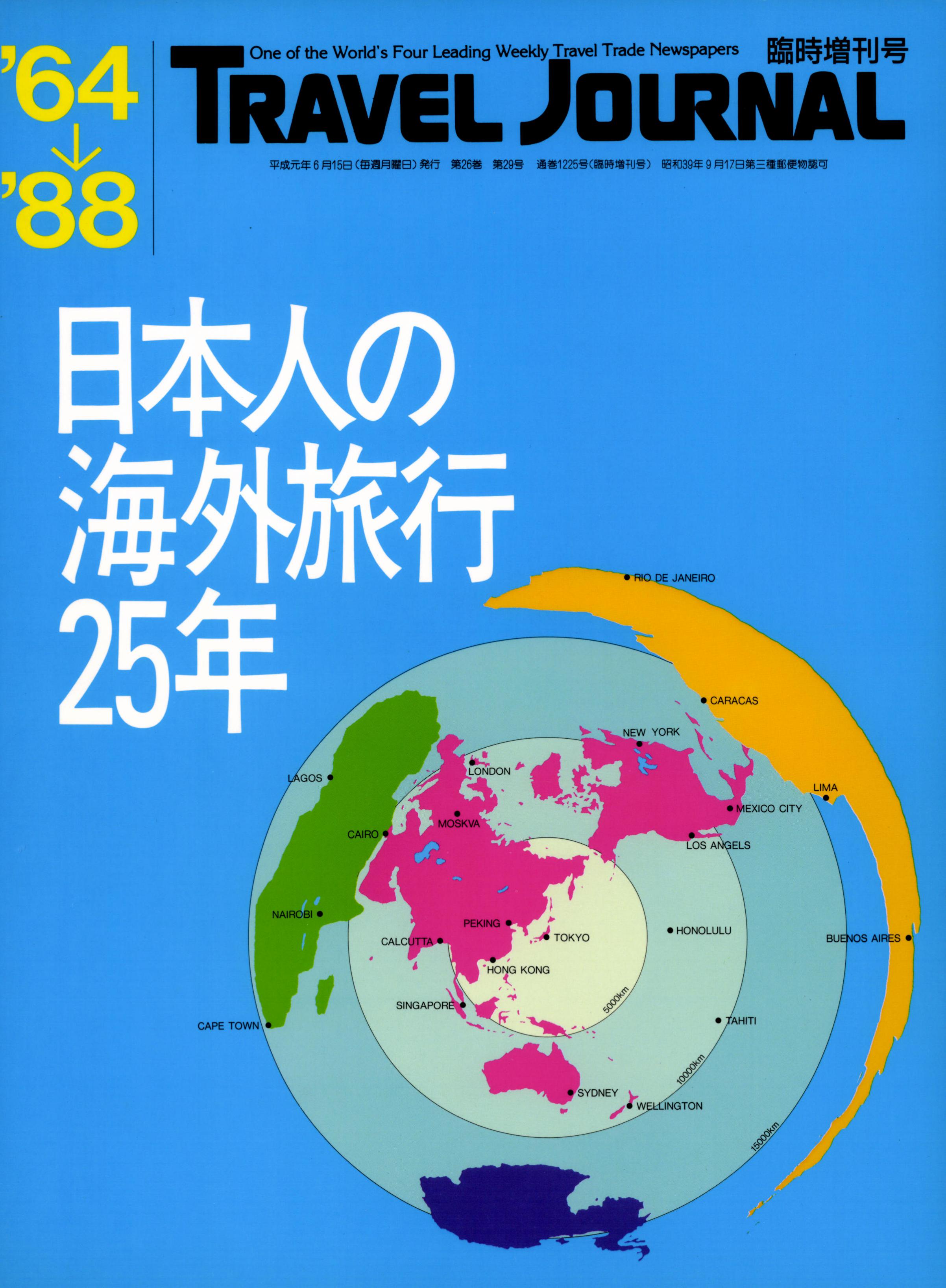 日本人の海外旅行25年