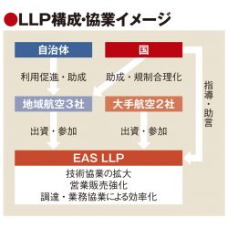 離島路線維持へ垣根越えタッグ、航空大手2社と九州3社