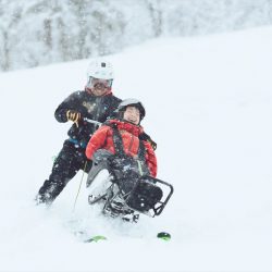障害者の背中押すツアー拡大　着座型スキーからオストメイト対応まで