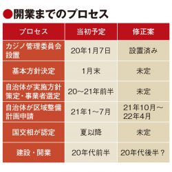 IR区域申請は22年に期間延期、基本方針もずれ込み自治体は計画見直し