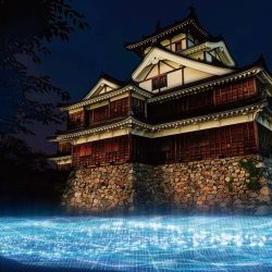 福知山の夜間観光充実へ、城全域でプロジェクションマッピング