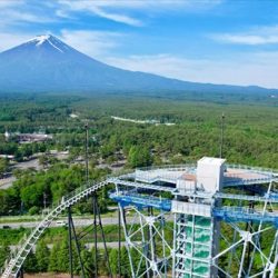 地上55ｍから富士山一望、富士急ハイランドエリア内に新展望台