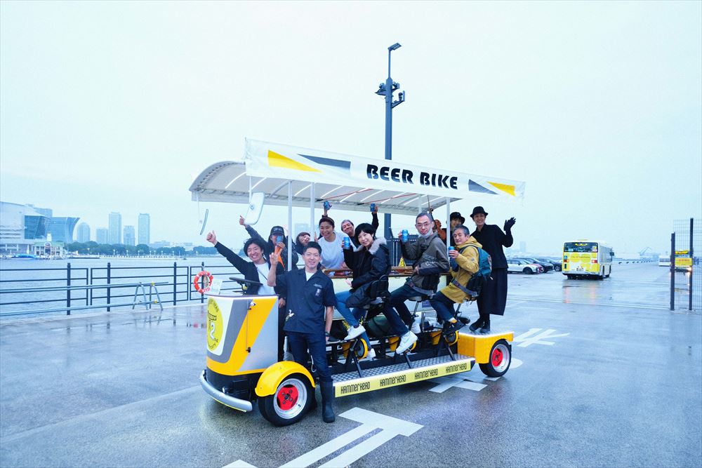 横浜の醸造所、ビアバイクを新たな観光資源に　ツアーも展開