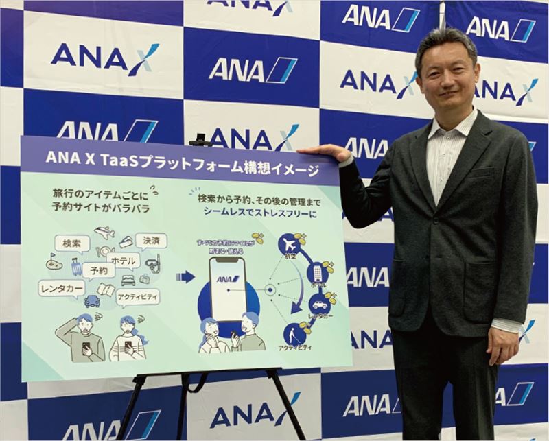 パッケージ離れで個人旅行手配に活路　ANA X、TaaSを新たな中核ビジネスに